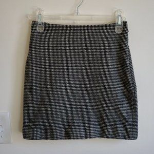 & Other Stories Wool Houndstooth Skirt Size 2 Dark Academia Romantic Preppy